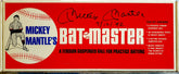 MICKEY MANTLE '60 BAT MASTER TOY SIGNED / INSCRIBED AUTOGRAPH JSA COA SUPER RARE